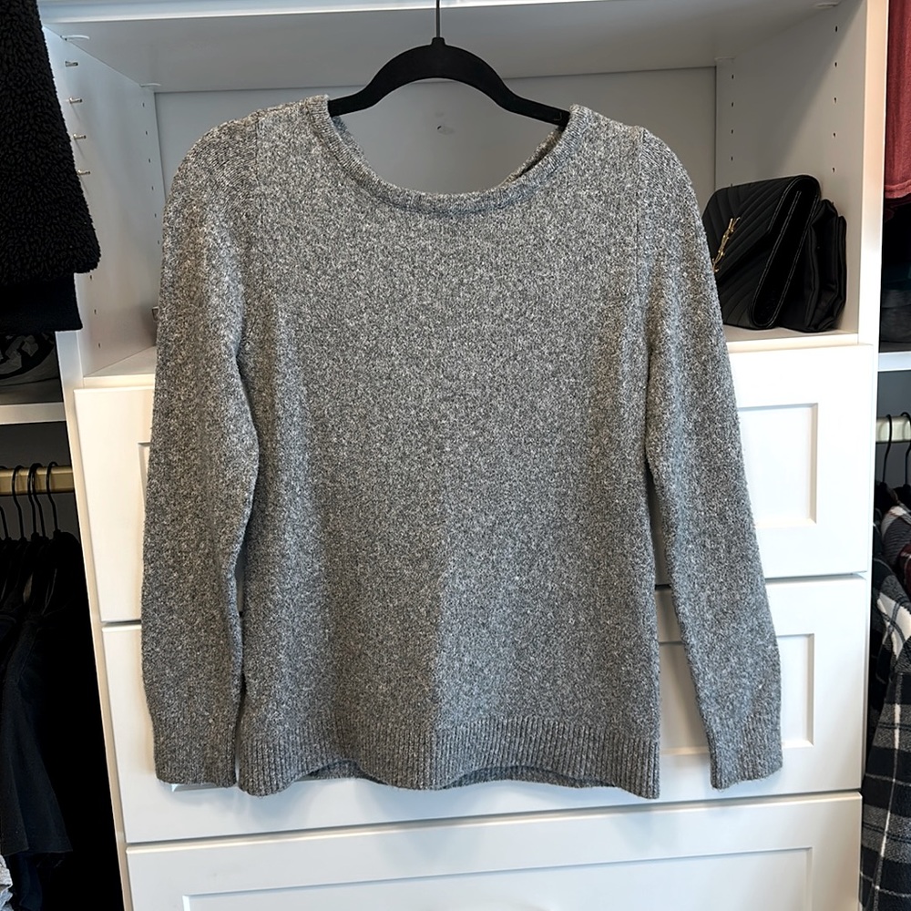 Gray sweater